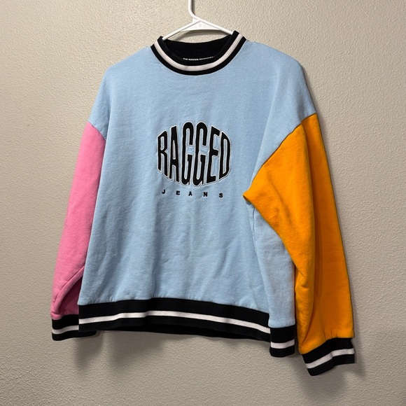 The Ragged Priest Color Block Crewneck - Picture 11 of 11